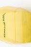 Stella McCartney Yellow Clear Logo Tote Bag