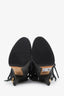 Gucci Grey/Green Suede Fringe Boots Size 38.5