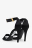 Celine Black Satin Heels Size 38.5