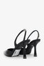 Alexander Wang Black Croc Grace Slingback Heels Size 35.5