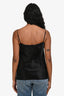 Vince Black Satin Cami Top Size XS