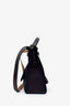 Hermès Purple Canvas Leather Herbag 30 With Pouch