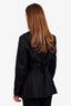 Dion Lee Black Cut-out Knot Blazer Size 4