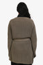 Jenni Kayne Green Cotton Belted Knit Cardigan Size XS