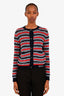 Gucci 2025 Black/Red Striped Cardigan Size XS