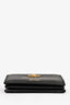 Gucci Black Leather 'Blind For Love' Bee Bi-Fold Card Holder