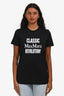 Max Mara Black Logo Short Sleeve T-Shirt Size S