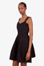 Maje Black Gyps Metallic Detail Dress Size 3