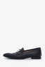 Hermès Black Leather Paris Loafers Size 39