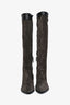 Prada Grey Suede Pointed Toe Boots Size 36