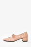 Christian Dior Beige Patent Baby-D Ballet Pumps Size 38