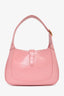 Gucci Pink Leather Small 'Jackie 1961' Shoulder Bag