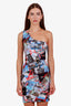 Balenciaga Multicolour Cotton 'All Over Cities' Mini Dress Size M