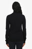 Toteme Navy/Black Knit Turtleneck Sweater Size S