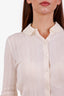 Miu Miu Cream Button Up Cardigan Est. Size S