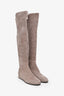 Stuart Weitzman Blush Suede 'All Day Skimmer' Knee High Boot Size 38.5
