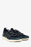 Jimmy Choo Green/Navy Leather Mesh Nija Sneakers Size 43.5 Mens