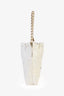 Pre-loved Chanel™ White Leather Small 22 Hobo Shoulder Bag