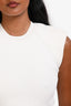 3.1 Phillip Lim White Knit Sleeveless Tank Top Size S