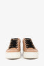 Hermès 2019 Beige Leather 'Jungle Love' Platform Sneakers Size 36