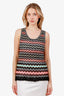 M Missoni Multicolour Button Up Cardigan + Tank Top Set Size 48
