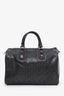 Gucci Black GG Imprime Canvas and Leather Medium Joy Boston Bag