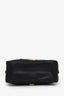 Moschino Black Nylon and Gold Logo Shoulder Bag