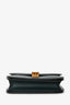 Celine Green Leather Medium Classic Box Crossbody