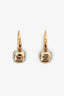 Boucles d’oreilles pendantes Mini Nudo Pomellato en or rose 18 carats et topaze bleue
