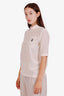 Brunello Cucinelli Cream Silk Sheer Blouse Size XS