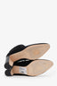 Manolo Blahnik Black Suede 'Rosie 90' Patent Leather Heeled Ankle Boots Size 39.5