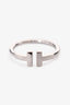 Tiffany & Co. 18K White Gold T Wire Ring