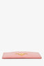 Prada 2019 Pink Vitello Move Leather Card Holder