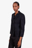 Maison Margiela Black Wool Double Breasted Blazer Size 40