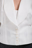 Alaïa White Cotton Cropped Blazer Size 40