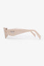 Prada Beige Rectangular Sunglasses