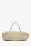 Miu Miu Beige Leather Barrel Shoulder Bag