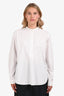 Sofie D'Hoore White Cotton Mandarin Collar Shirt Size 44