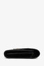 Saint Laurent Black Grain Leather 'Cassandre' Envelope Wallet on Chain