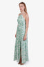 ASTR Green/White 'Brena' Maxi Dress Size S