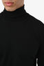 Moncler Black Cotton Turtleneck Sweater Size L Mens