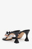 Manolo Blahnik Black/Pink Patent Leather Heels Size 38.5