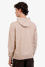 Brunello Cucinelli Beige Cashmere Zip-Up Hoodie Size 50 Mens