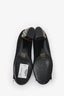 Lanvin Black Satin Embellished Heels Size 39