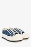 Christian Dior Blue Stonewash Denim 'Walk n Dior' Platform Sneaker Size 39