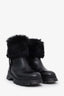 Prada Black Shearling Boots Size 39.5