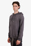 Lanvin Grey Cotton Logo Hoodie Estimated Size M Mens