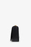 Versace Black Calfskin Medallion Tribute Shoulder Bag