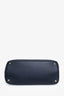 Prada Navy Saffiano Leather Large Double Zip Galleria Tote