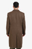 Giorgio Armani Brown Cashmere Trench Coat Estimated Size Large Mens